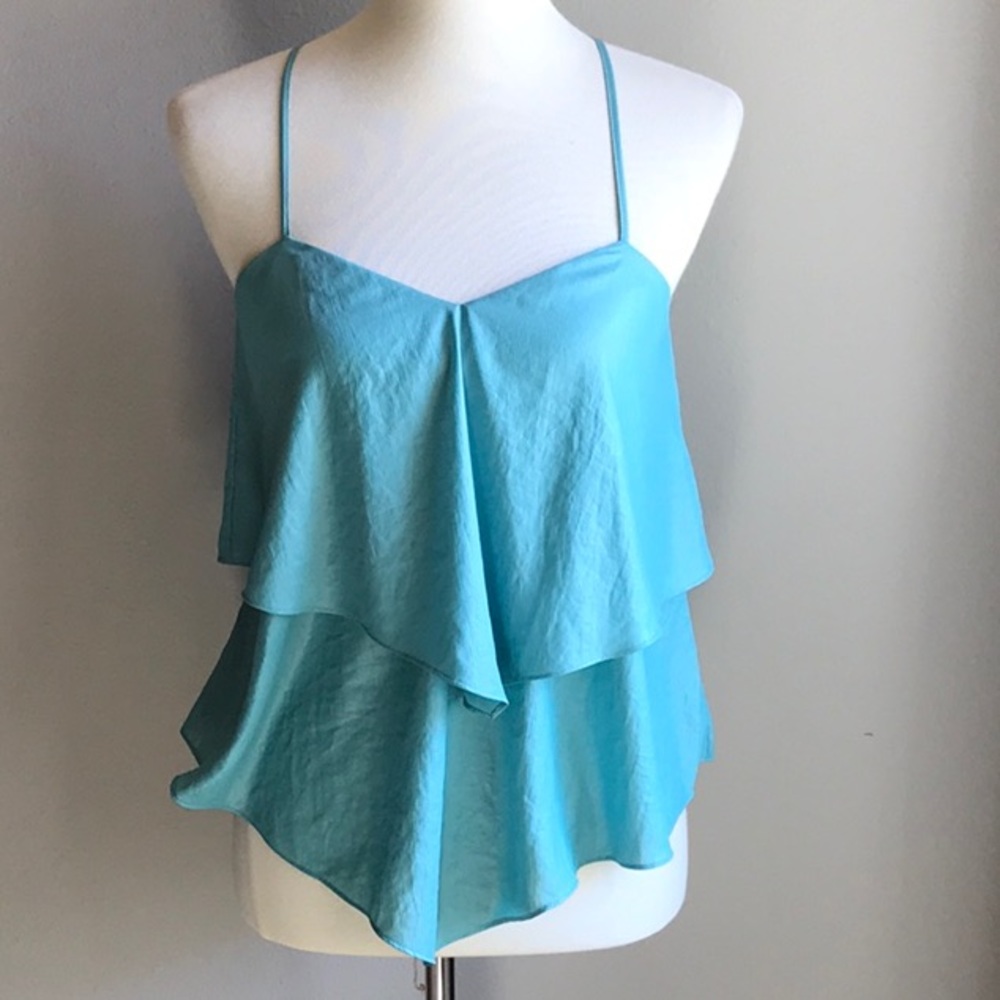 Armani Exchange Turquoise Cami Top Small